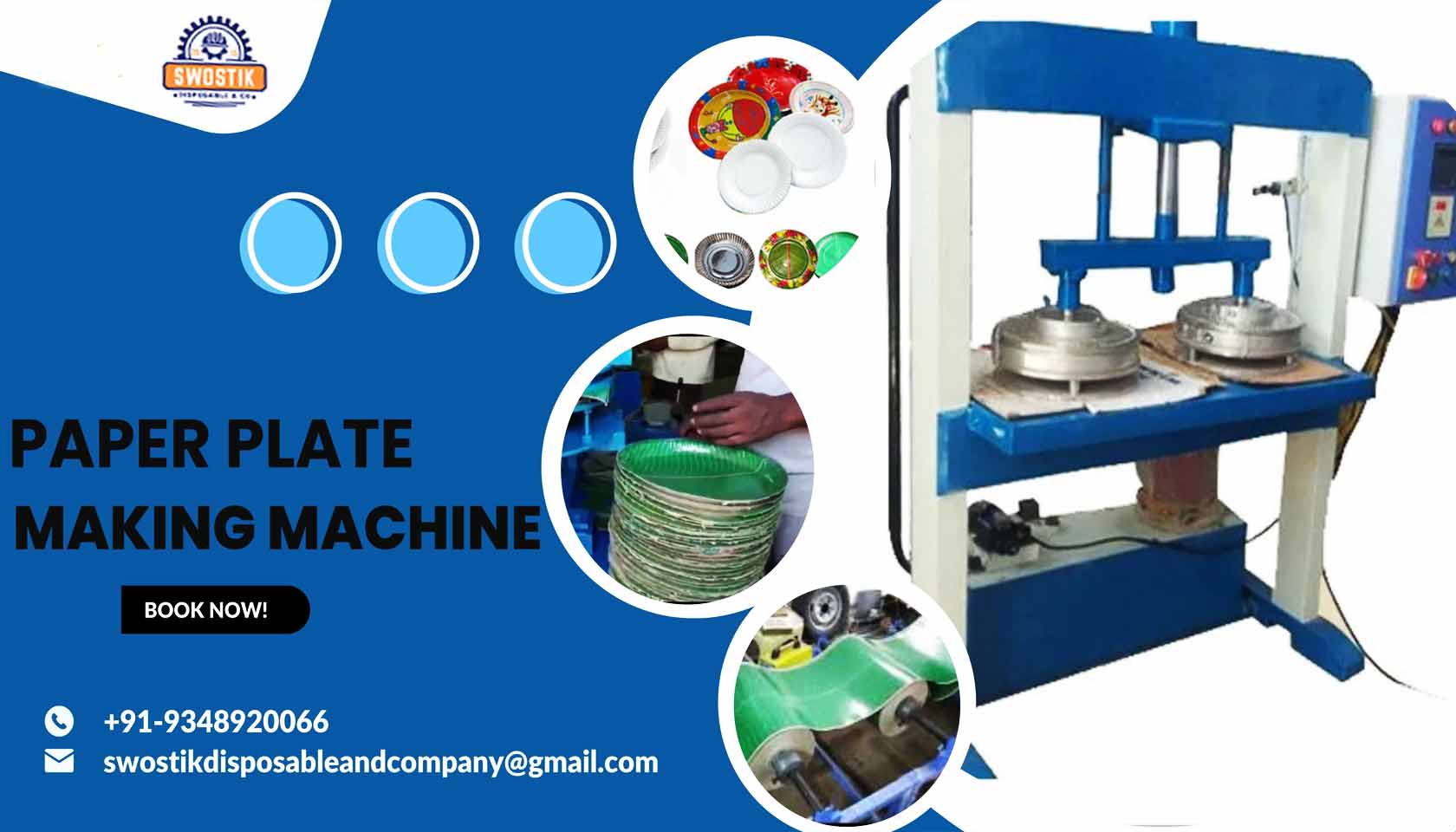 Full Automatic All In One Paper Plate Making Machine 